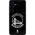 NBA Golden State Warriors Black Animal Print Galaxy S25 Skin